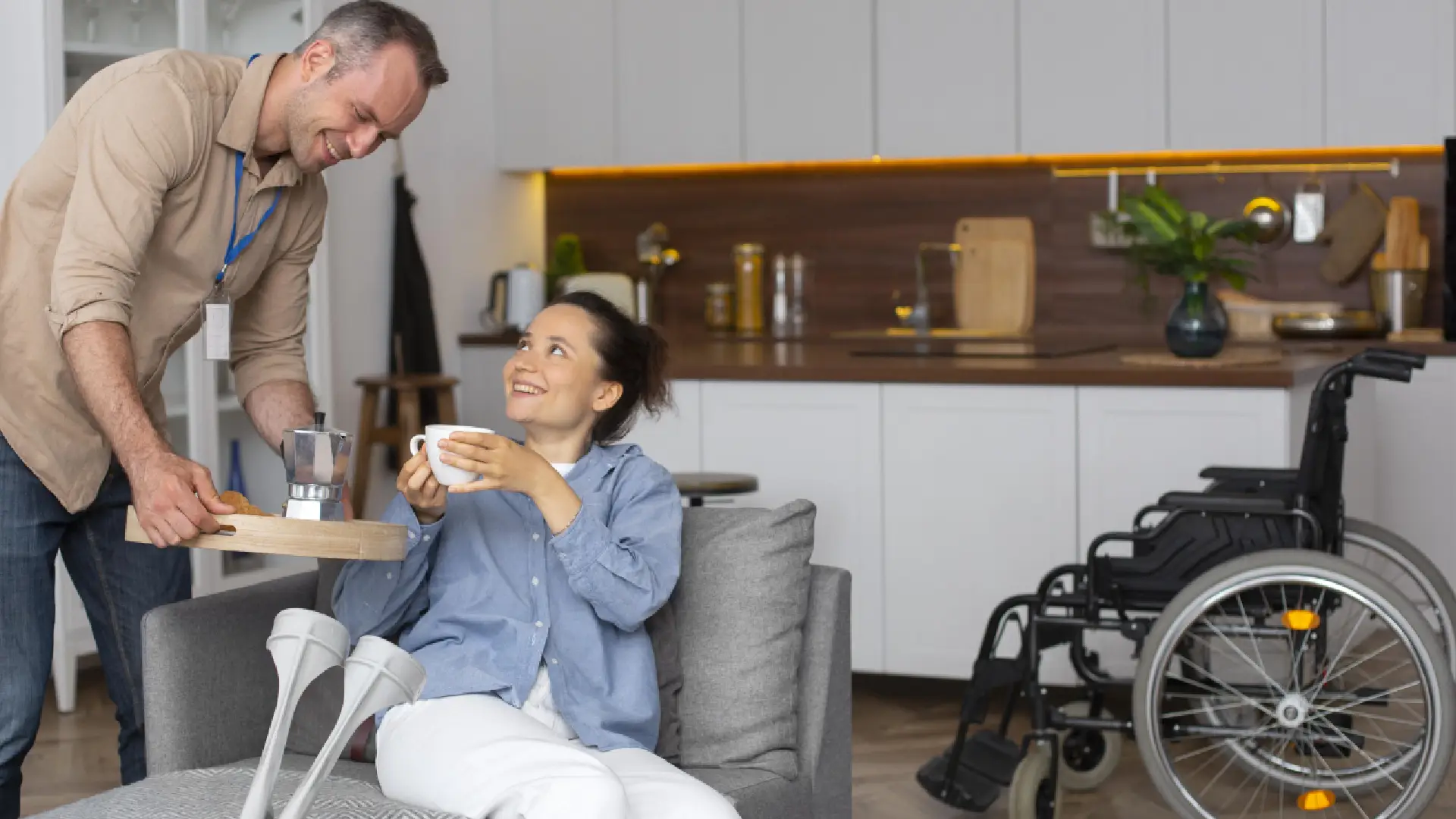 Daily living support for NDIS participants
